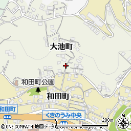 福岡県北九州市若松区大池町9-83周辺の地図