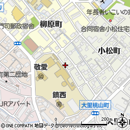 福岡県北九州市門司区小松町9-13周辺の地図