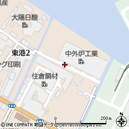 中外炉工業株式会社　小倉工場周辺の地図