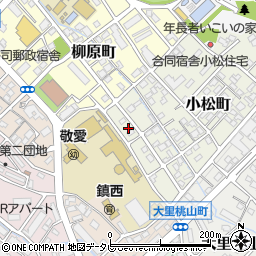 福岡県北九州市門司区小松町9-5周辺の地図