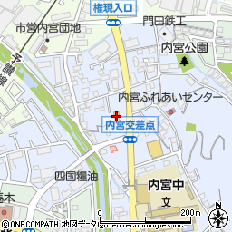 ファミリーマート松山内宮店周辺の地図