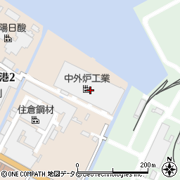 株式会社上組八幡支店　中外炉工業小倉工場内作業所周辺の地図