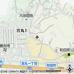 福岡県北九州市若松区大池町13-5周辺の地図