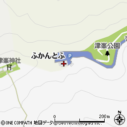 津乃峰レストセンター周辺の地図