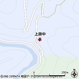 上勝町立上勝中学校周辺の地図
