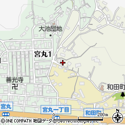 福岡県北九州市若松区大池町13-8周辺の地図