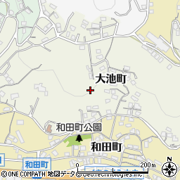 福岡県北九州市若松区大池町9周辺の地図