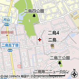 寺尾倉庫周辺の地図