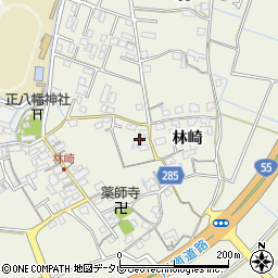 徳島県阿南市見能林町（林崎）周辺の地図