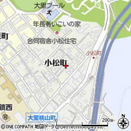 福岡県北九州市門司区小松町2周辺の地図