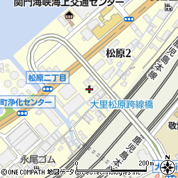 関門マリン周辺の地図