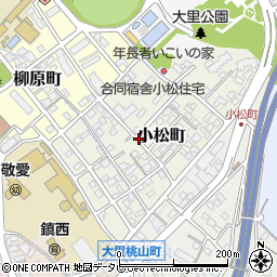 福岡県北九州市門司区小松町周辺の地図