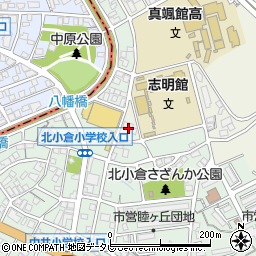 福岡県北九州市小倉北区中井口4-44周辺の地図