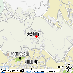 福岡県北九州市若松区大池町9-76周辺の地図