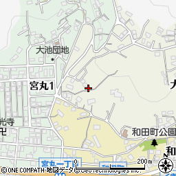 福岡県北九州市若松区大池町13周辺の地図