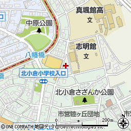 福岡県北九州市小倉北区中井口4-45周辺の地図