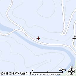 徳島県上勝町（勝浦郡）生実（西戸越）周辺の地図