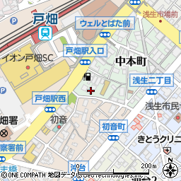 サンパーク戸畑駅前周辺の地図