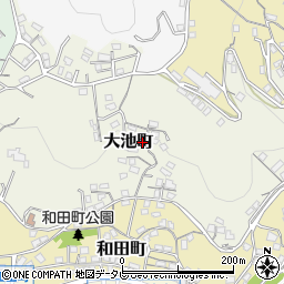 福岡県北九州市若松区大池町9-75周辺の地図