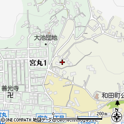 福岡県北九州市若松区大池町13-19周辺の地図