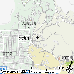 福岡県北九州市若松区大池町13-18周辺の地図