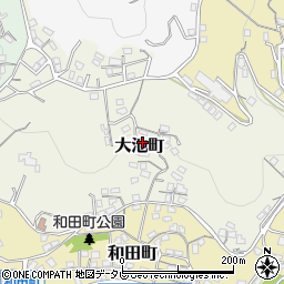 福岡県北九州市若松区大池町9-69周辺の地図