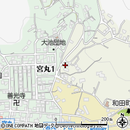 福岡県北九州市若松区大池町13-17周辺の地図