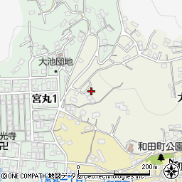 福岡県北九州市若松区大池町13-22周辺の地図