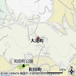 福岡県北九州市若松区大池町9-70周辺の地図
