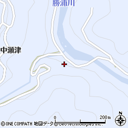 徳島県勝浦郡上勝町生実向川原周辺の地図