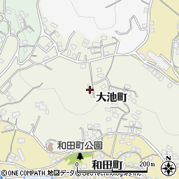 福岡県北九州市若松区大池町9-61周辺の地図