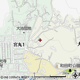 福岡県北九州市若松区大池町13-23周辺の地図