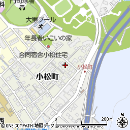 福岡県北九州市門司区小松町2-5周辺の地図