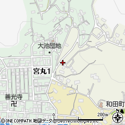 福岡県北九州市若松区大池町14-1周辺の地図