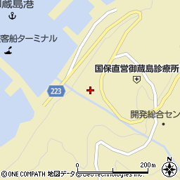 東京都御蔵島村西の沢周辺の地図