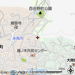 福岡県北九州市若松区百合野町1-7周辺の地図