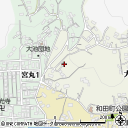 福岡県北九州市若松区大池町13-25周辺の地図