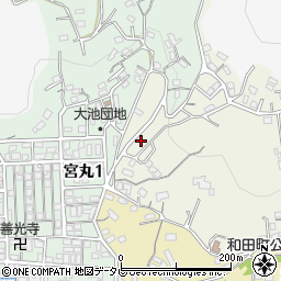 福岡県北九州市若松区大池町14-5周辺の地図