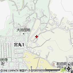 福岡県北九州市若松区大池町14-26周辺の地図