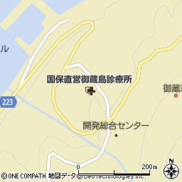東京都御蔵島村火立ど周辺の地図
