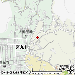福岡県北九州市若松区大池町14-6周辺の地図
