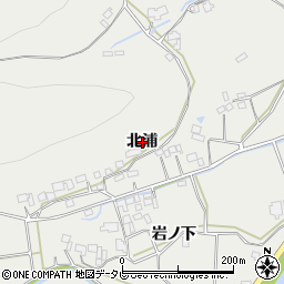 徳島県阿南市長生町（北浦）周辺の地図