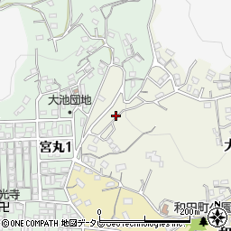 福岡県北九州市若松区大池町14-25周辺の地図