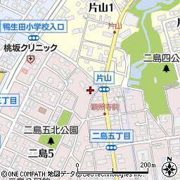 顕照寺周辺の地図