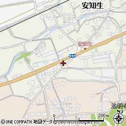 愛媛県西条市安知生291周辺の地図