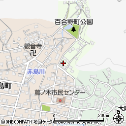 福岡県北九州市若松区百合野町2-7周辺の地図