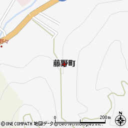 愛媛県松山市藤野町周辺の地図