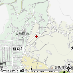 福岡県北九州市若松区大池町14-9周辺の地図