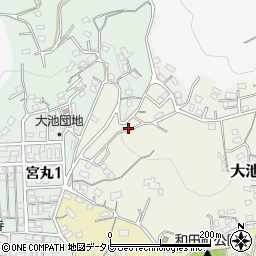 福岡県北九州市若松区大池町14-15周辺の地図