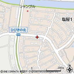 福岡県北九州市若松区塩屋周辺の地図